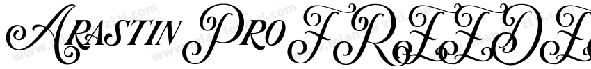 Arastin Pro FREE DEMO Regular字体转换
